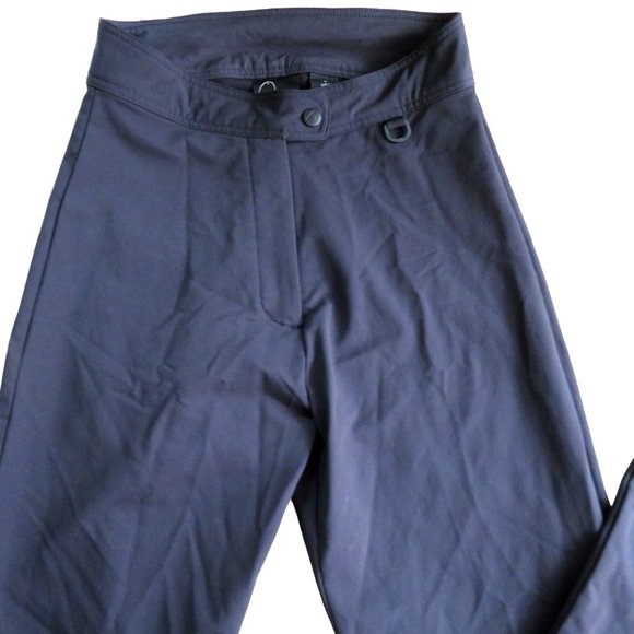 Vintage 80s HEAD Snowboarding Ski Pants S Black High Rise Zip Stretch Russia - Picture 4 of 12